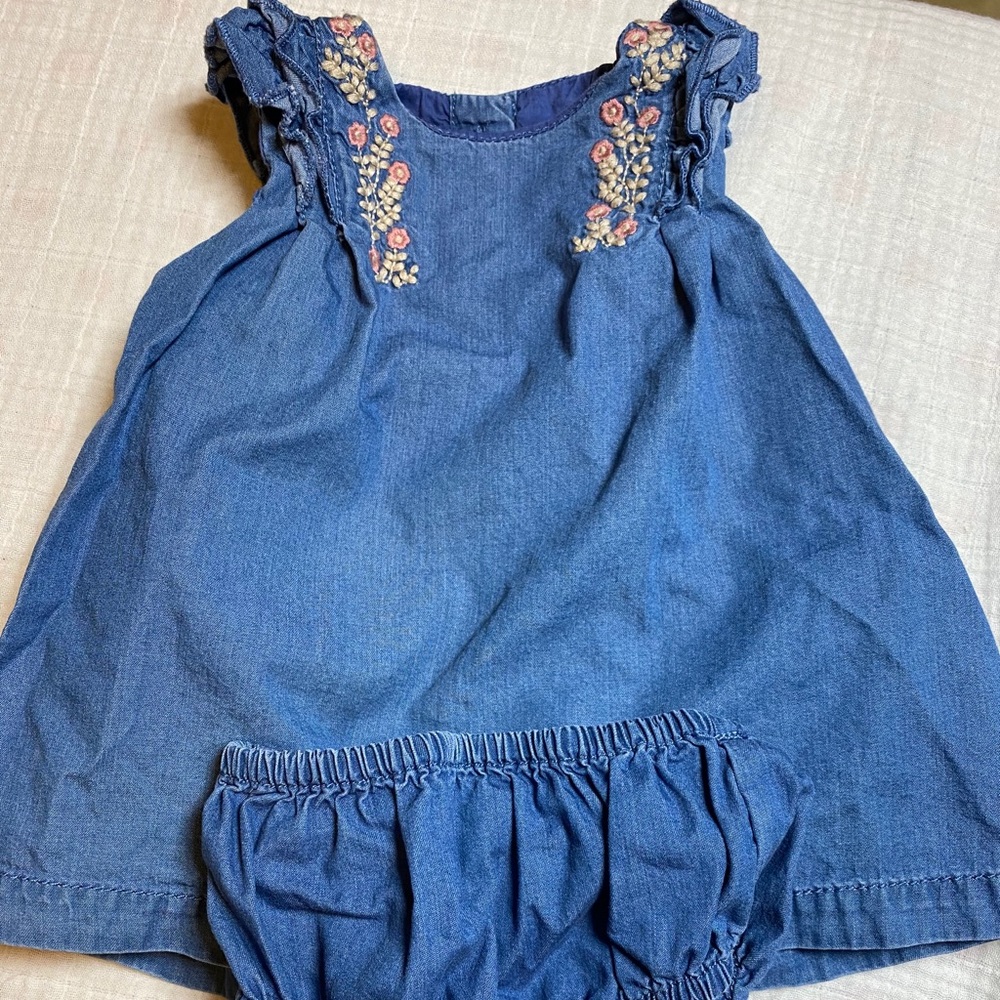 Zara dress and bloomers- 1/3months